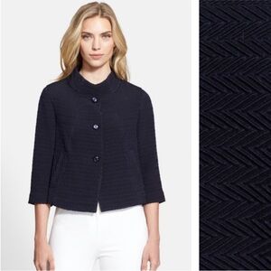 Armani Collezioni Chevron Matelasse Jacket